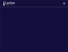 Tablet Screenshot of laxtonproperties.co.uk
